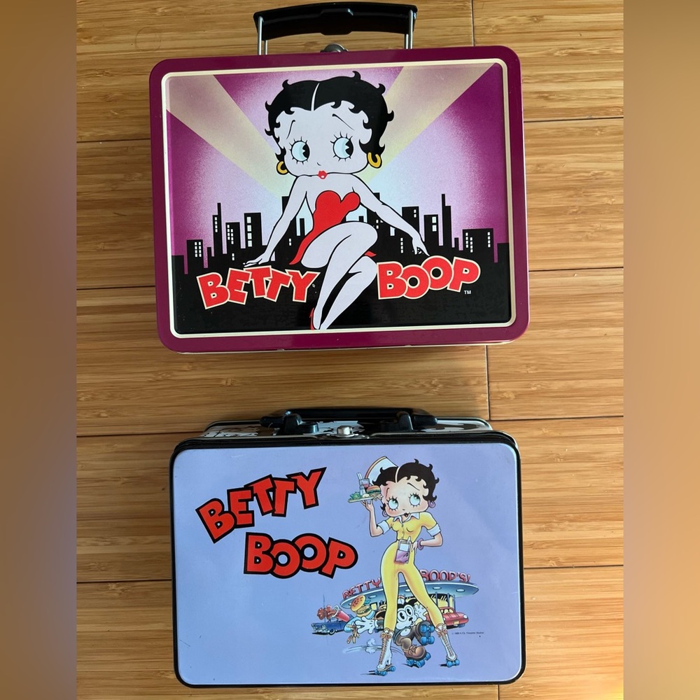 Betty Boop lunchboxes from the 90’s - lot of 2